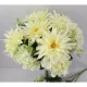Selyem hortenzia csokor krém 15 ágú  57cm