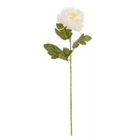 Selyemvirág krizantém 66 cm - Fehér