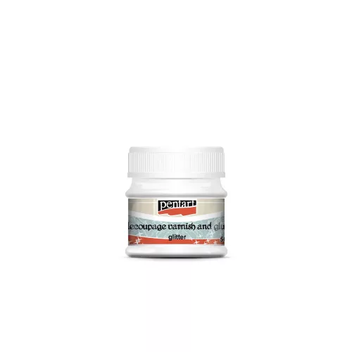 Glitteres dekupázs ragasztólakk 50 ml