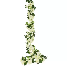 Girland rózsával, levéllel 165 cm