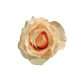 Élethű selyem nyílott rózsafej barack 8 cm