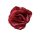 Élethű selyem nyílott rózsafej bordó 8 cm