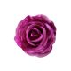Élethű selyem nyílott rózsafej lila 8 cm