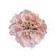 Élethű selyemvirág hortenzia fej bogyós púder rózsaszín 13cm