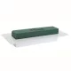 Ikebana téglalap vizes oázis tűzőhab(30x7,5cm) fehér tálban(39x17cm)