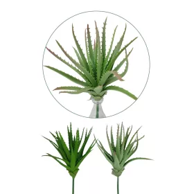 Élethű pozsgás műnövény aloe vera hamvas vagy zöld/db