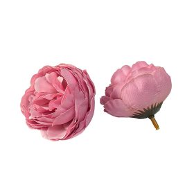 Élethű selyemvirág boglárka fej mályva 5 cm