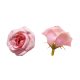 Élethű selyemvirág rózsafej 4cm élénk rózsaszín