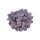 Élethű selyemvirág hortenzia fej vintage lila 16cm
