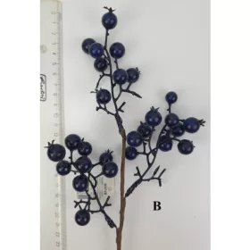 Bogyós ág kék  35cm