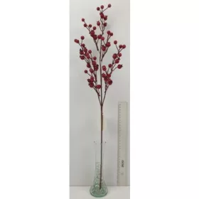 Piros bogyós ág 78cm