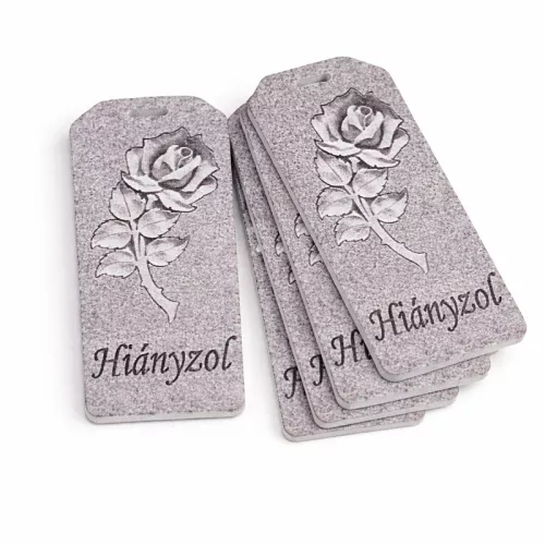 Nyomtatott fa - Hiányzol biléta 5db-csomag