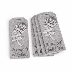 Nyomtatott fa - Nyugodj békében biléta 5db-csomag