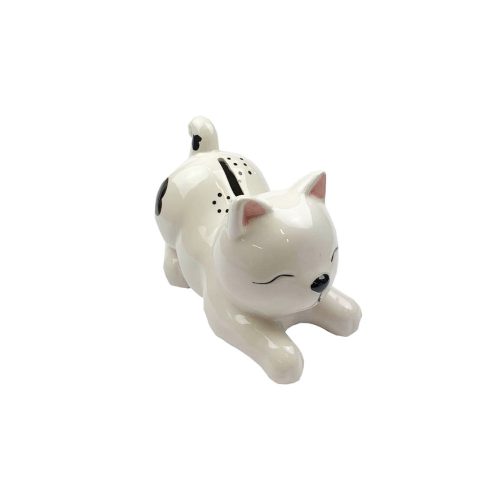 Persely kerámia cica16x12x8 cm 