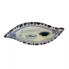 Üveg kínáló S-forma 25,2x12,2x2,3cm Violette
