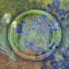 Kerek üveg tányér – 37,5 cm, Van Gogh festménnyel