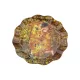 Üveg tányér hullámos széllel 30x2,5cm "KLIMT KISS" II. díszdobozban