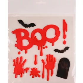 Ablakzselé véres BOO  20x25cm