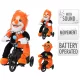 Halloween bicikliző figura hanggal és mozgással – válaszható/db