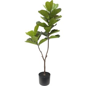 Élethű cserepes műnövény lantlevelű fikusz fa 155 cm