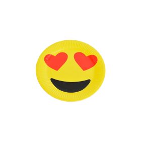 Tányér smiley 6db/cs 22,5cm