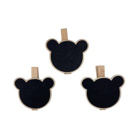 Írható tábla maci alakú  3db/cs 7x7cm