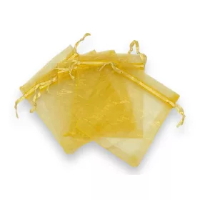 Organza tasak 10x12cm arany db