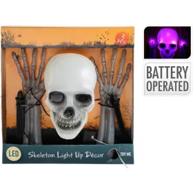 Halloween világítós csontváz készlet 3db/szett