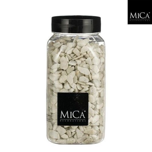 Fehér dekor kavics díszkavics dekorációhoz 650 ml