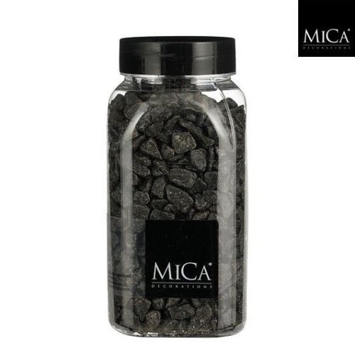 Antracit dekor kavics díszkavics dekorációhoz 650 ml