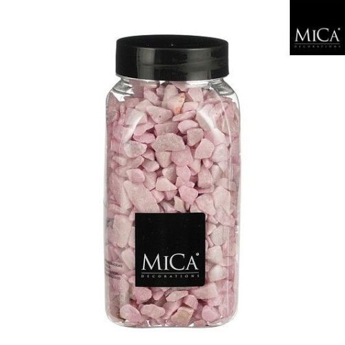 Rózsaszín dekor kavics díszkavics dekorációhoz 650 ml