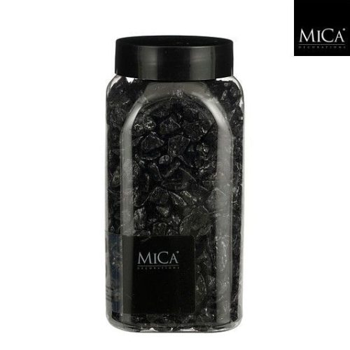Fekete dekor kavics díszkavics dekorációhoz 650 ml