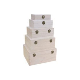 Natúr fa doboz szett 5db-os 
