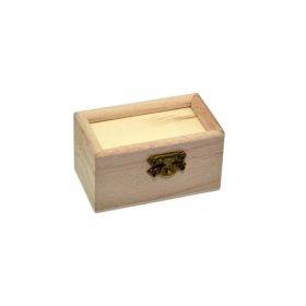 Natúr fa mini doboz peremes tetővel 8,3x4,5x4cm