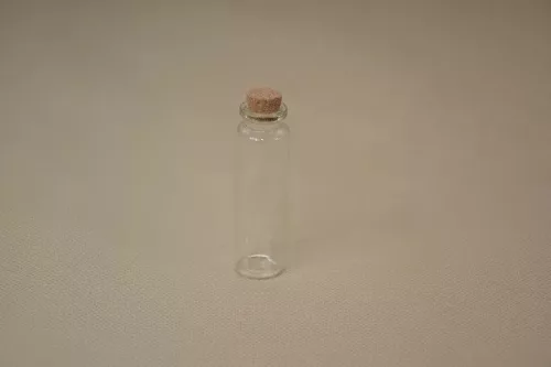 Üvegcse parafa dugóval 2,2x7,5cm 10db-cs