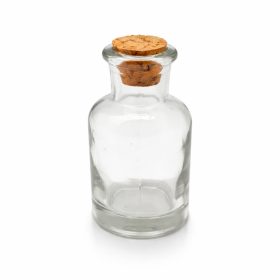 Mini palack 3,5 x 6,5cm parafa dugóval 36ml