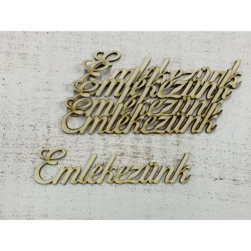 "Emlékezünk" felirat 5db-csomag