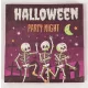 Halloween party szalvéta táncoló csontvázakkal – 33×33 cm, 20 db