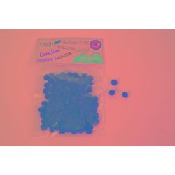 Barna pompon 7mm 100db/cs