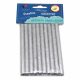 Ragasztórúd ezüst glitteres 0,75x10cm 10db/cs