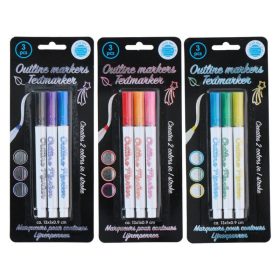   Outline marker/kontúr filctoll 3db/ cs  3 féle választható