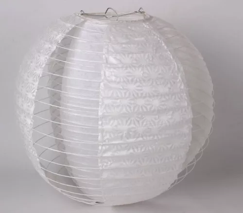 Papírlámpásduplagömb fehér 40cm
