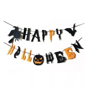Filc girland Happy Halloween felirattal 3 m