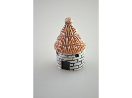 Mini kunyhó nádtetős fehér "B" db