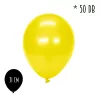 Lufi metál sárga 50db 31cm