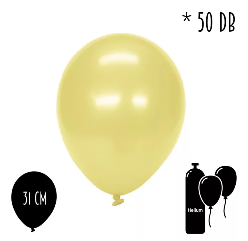 Lufi metál krém 50db 31cm