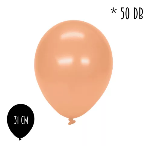 Lufi metál barack  50db 31cm