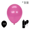 Lufi metál világos rózsaszín. 50db/cs 31cm