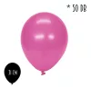 Lufi metál világos rózsaszín. 50db/cs 31cm