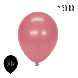 Lufi metál rózsaszín. 50db/cs 31cm